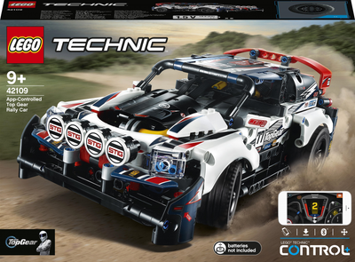 Zestaw konstrukcyjny LEGO Technic Samochód wyścigowy Top Gear (sterowanie aplikacją) 463 elementy (42109)