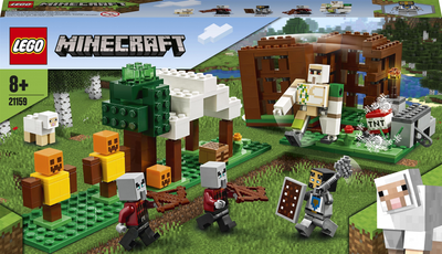Конструктор LEGO Minecraft Лігво розбійників 303 деталі (21159) (5702016618266)
