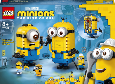 Zestaw konstrukcyjny LEGO Minions Minionki i ich legowisko 876 elementów (75551) (5702016619218)