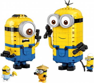 Zestaw konstrukcyjny LEGO Minions Minionki i ich legowisko 876 elementów (75551)