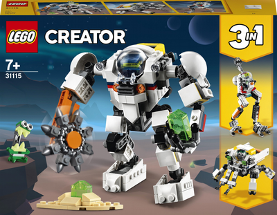 Конструктор LEGO Creator Космічний видобувний робот 327 деталей (31115) (5702016889376)