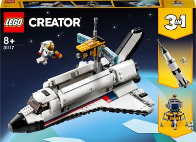 Конструктор LEGO Creator Пригоди на космічному шатлі 486 деталей (31117)