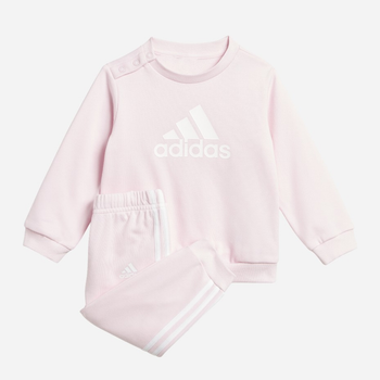 Дитячий спортивний костюм (толстовка + штани) для дівчинки Adidas I Bos Jog Ft IJ8863 86 Рожевий (4066762219506)