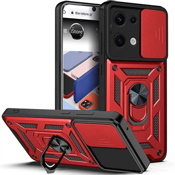 Удароміцний чохол Camshield Serge Ring для Xiaomi Redmi Note 13 5G Червоний