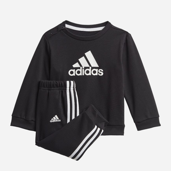 Komplet sportowy (bluza + spodnie) chłopięcy Adidas I Bos Jog Ft GM8977 92 Czarny (4062065376250)