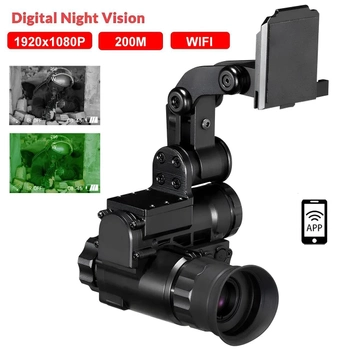 Цифровой прибор ночного видения Vector Optics с инфракрасной подсветкой и креплением на каску функция WiFi