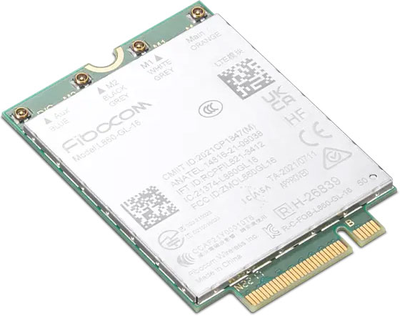 Мережева плата Lenovo ThinkPad Fibocom L860-GL-16 4G LTE CAT16 M.2 для T16/P16s Gen 2 (Intel &AMD) (4XC1M72796)
