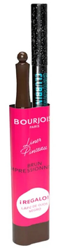 Zestaw kosmetyków dekoracyjnych Bourjois Liner Pinceau Brun Impressionniste Eyeliner 1.2 ml + Ołówek do oczu 1.2 g (3616305583246)