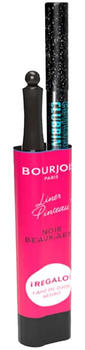 Zestaw kosmetyków dekoracyjnych Bourjois Liner Pinceau Noir Beaux-arts Eyeliner 1.2 ml + Ołówek do oczu 1.2 g (3616305583239)