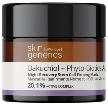 Зміцнювальна нічна маска для обличчя Skin Generics Bkuchiol Phyto-Biotics Acai Stem Cell Firming 50 мл (8436559351058)