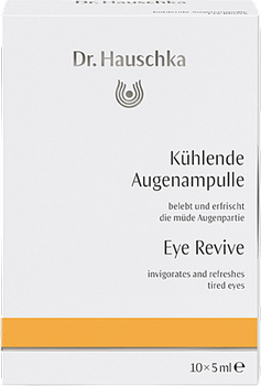 Chłodzące kompresy pod oczy Dr. Hauschka Eye Revive Refreshing Compresses w ampułkach 10 x 5 ml (4020829077041)