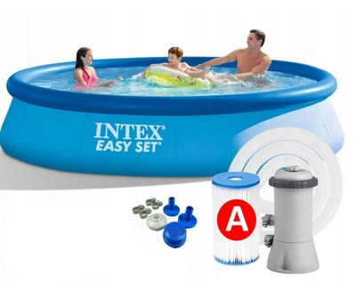 Бассейн Intex Easy Set Pool 396x84 см (28142) + фильтр-насос