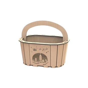 Корзинка для фруктов или овощей DecorWood 25х19х20.5см