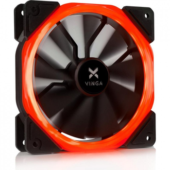 Кулер для корпусу Vinga LED fan-01 red (198728)