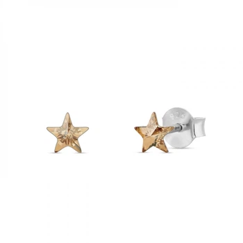 Срібні сережки Spark зі Swarovski Small Star Studs K47455GS