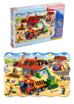 Кастор пазли 20maxi "Будівництво" 59*40 C-02412