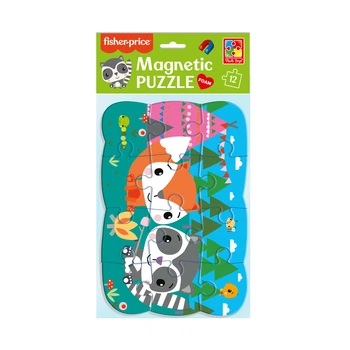 Магнитные пазлы А5 "Fisher Price. В лесу" VT3205-96 Vladi Toys, в пакете (4820234761890)