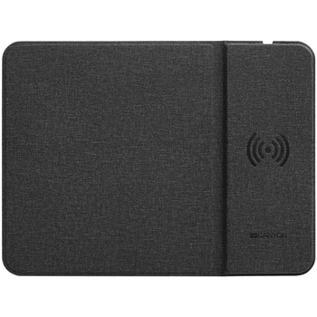 Килимок для миші Canyon CNS-CMPW5 Black з бездротовою зарядкою QI