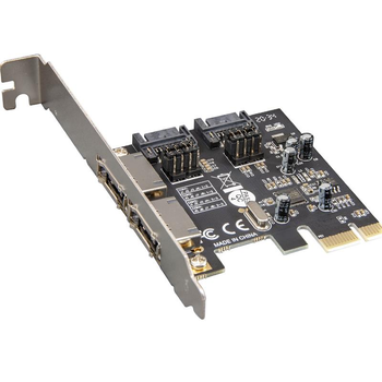 Контроллер Frime ASM1061 (ECF-PCIEto2.2SATAIII.LP) PCI-E-2xеSATA+2xSATA III