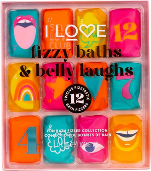 Набір кульок для ванни I love... Fizzy Baths & Belly Laughs 12 х 30 г (5060849632287)
