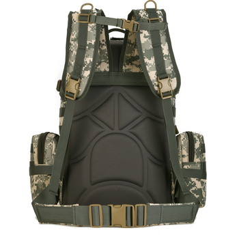 Рюкзак мужской Protector Plus S409 с модульной системой Molle 50л Камуфляж
