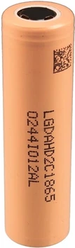 Аккумулятор Voltronic 18650 Li-Ion LGDAHD2C1865, 2100mAh, 25A, 4.2/3.7/2.5V, BEIGE, PVC BOX (YT13281)