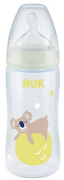 Butelka do karmienia Nuk First Choice Night Stars Biała 300 ml (4008600441069)