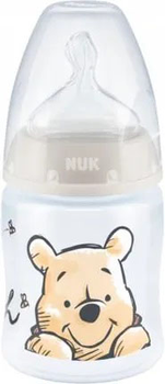 Пляшечка для годування Nuk First Choice Winnie The Pooh з індикатором температури Блакитна 150 мл (4008600441250)