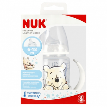 Пляшечка для годування Nuk First Choice Learning Bottle Winnie The Pooh Біла 150 мл (4008600441311)