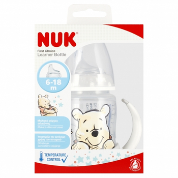 Butelka do karmienia Nuk First Choice Learning Bottle Winnie The Pooh Biała 150 ml (4008600441311)