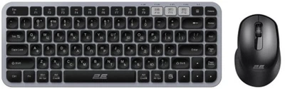 Комплект (клавиатура, мышь) беспроводной 2E MK430 Grey/Black (2E-MK430WBGR_UA)