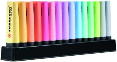 Набір маркерів Stabilo Boss Original Highlighters Pastel 15 шт (4006381567411)