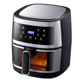 Аэрогриль электрический 608D 8 л 2400W Черный
