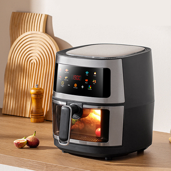 Аэрогриль электрический 608D 8 л 2400W Черный