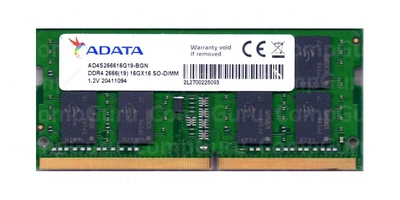Оперативная память для ноутбука ADATA DDR4 16GB 2666MHz SO-DIMM