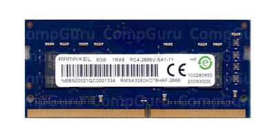 Оперативная память для ноутбука Ramaxel DDR4 8GB 2666MHz SO-DIMM 1Rx8 PC4-2666V (RMSA3260KC78HAF-2666)