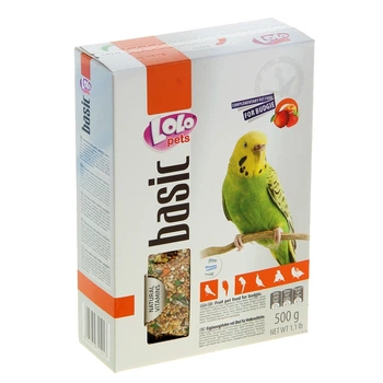 Повнораційний корм для хвилястих папуг Lolo Pets 500 г фруктовий LO-72101