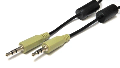 Кабель 3.5 мм (mini-jack) - 3.5 мм (mini-jack) 1.8 м Black (089G17356G553) OEM