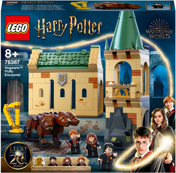 Zestaw konstrukcyjny LEGO Harry Potter Hogwart: Spotkanie z Fluffym 397 elementów (76387)