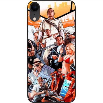 Силіконовий чохол SMTT для iPhone XR з зображенням Гра GTA