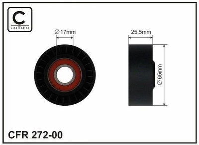 Ролик ремня приводного CAFFARO 27200 BMW 3 Series, 1 Series 11287790447, 7790447