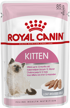 Влажный корм для котят Royal Canin Kitten in loaf паштет 85 г 41450011