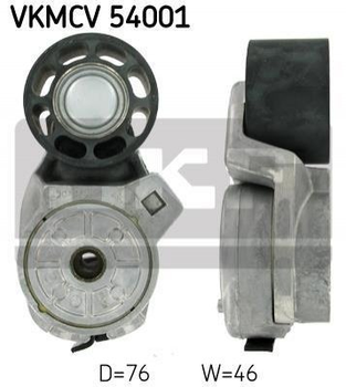 Ролик ремня приводного SKF VKMCV54001 5010553993, 5010284807