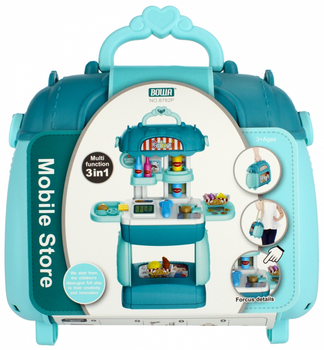 Supermarket Mega Creative Suitcase 3 in 1 z akcesoriami (5908275188193)