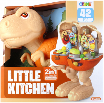 Kuchnia Mega Creative Little Kitchen Dino 2 w 1 z akcesoriami (5905523609486)