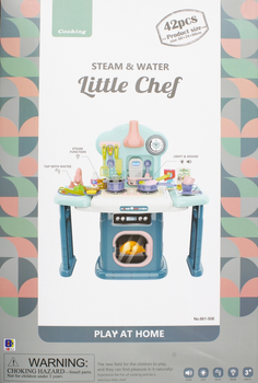 Кухонний набір Mega Creative Little Chef Steam and Water з аксесуарами 42 предмети (5904335853452)