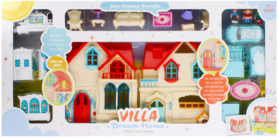 Domek dla lalek Mega Creative Villa My Dream House My Happy Family (5904335899245)