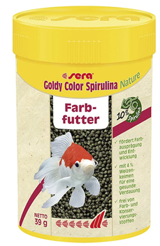 Корм для золотых рыб Sera Nature Goldy Color Spirulina в гранулах 100 мл (39 г) 08815