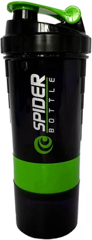 Шейкер спортивный для спортивного питания EasyFit Spider EF-7200 500 мл Зеленый (56003062)
