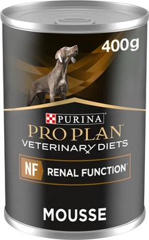 Влажный диетический корм для взрослых собак Purina Pro Plan Veterinary Diets NF Renal Function для поддержания функции почек при хронической болезни почек, мусс 400 г (8445291540019)